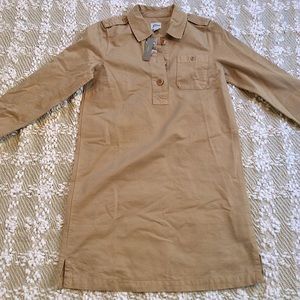 J Crew Military style Shirt Dress
